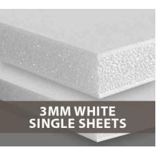 3MM White Foamboard Single Sheets