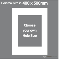 400x500mm White Mat Board Kit